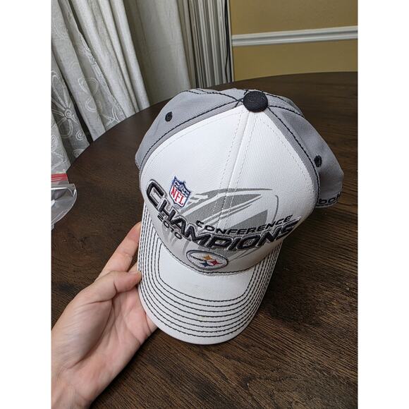 Pittsburgh Steelers Hat Cap Snap Back Trophy Collection NFL Football Super Bowl - Picture 16 of 16